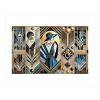 Jazz Age Sophistication In Art Deco (Print Only)