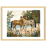 Horses In Blooming Paradise thumbnail