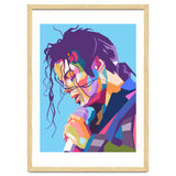 Michael Jackson pop art portrait thumbnail