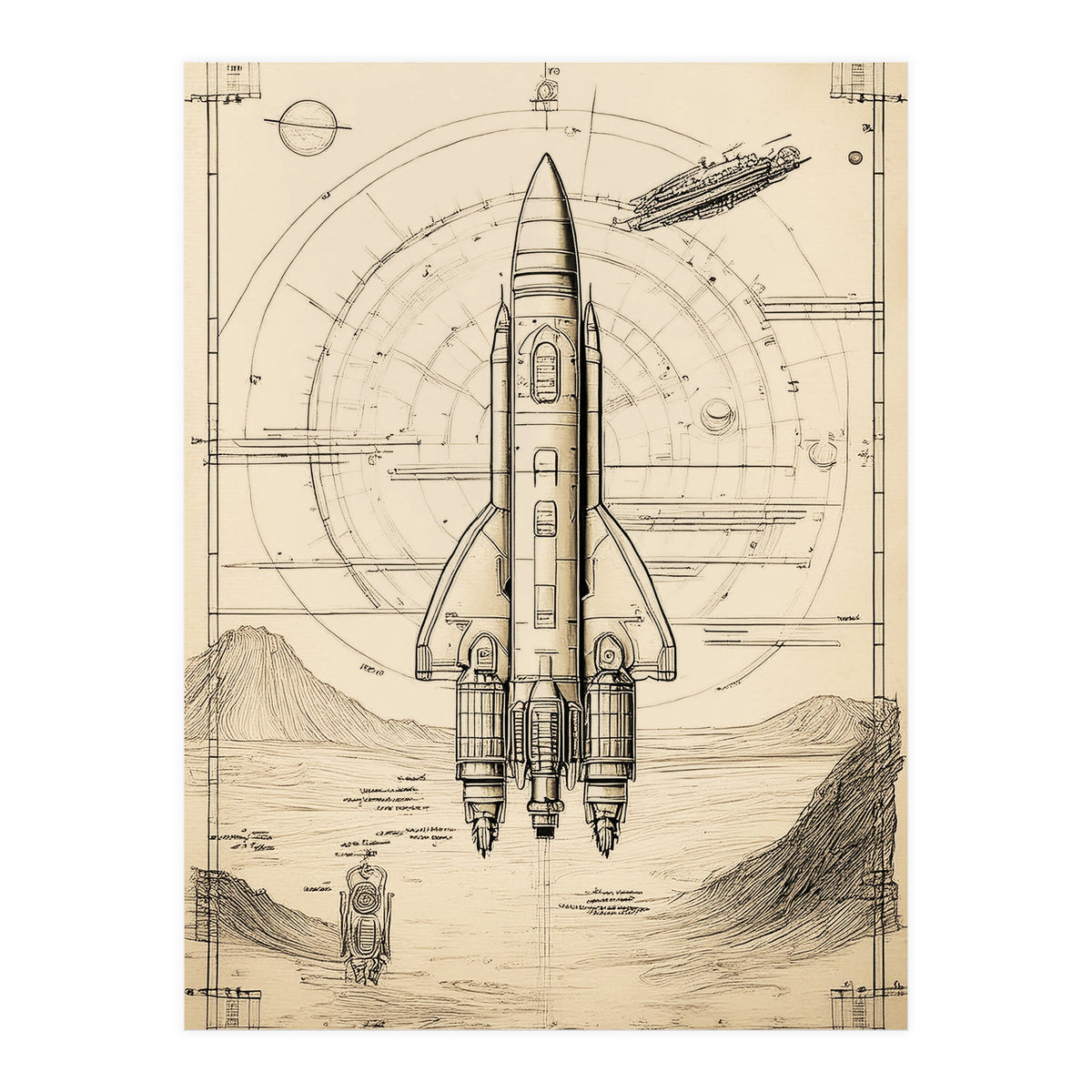 Back To The Moon 012 (Print Only)