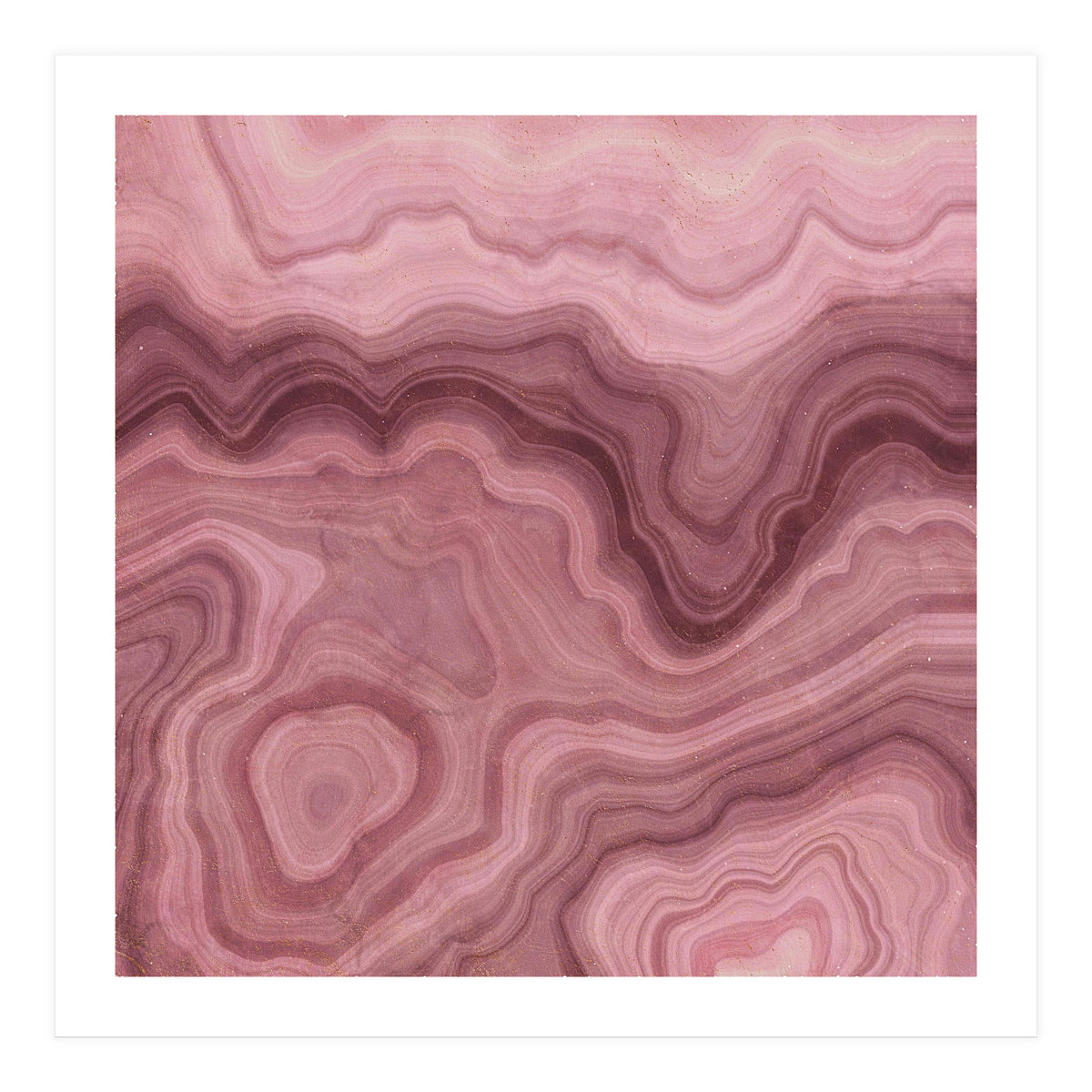 Pink Agate Texture 07  (Print Only)