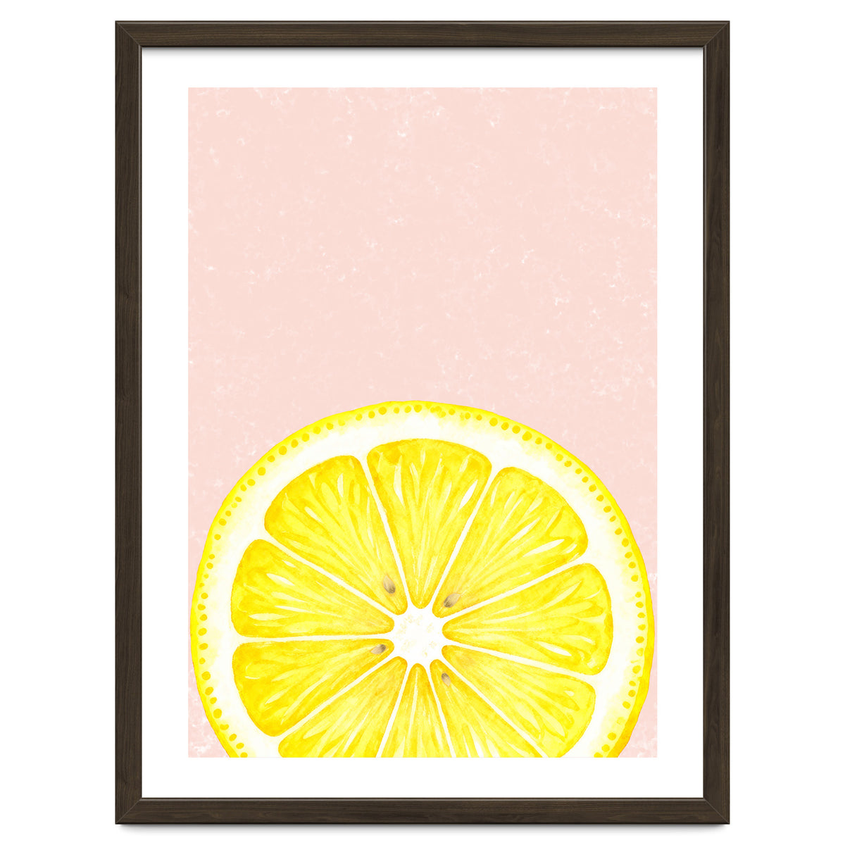 Lemon Slice, Fresh Citrus Kitchen Summer Art