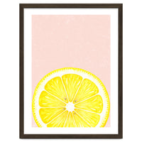 Lemon Slice, Fresh Citrus Kitchen Summer Art