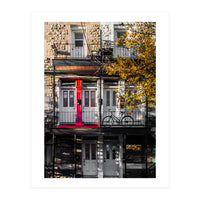 Montreal Bicycle Balcony No 1 Color Version (Print Only)