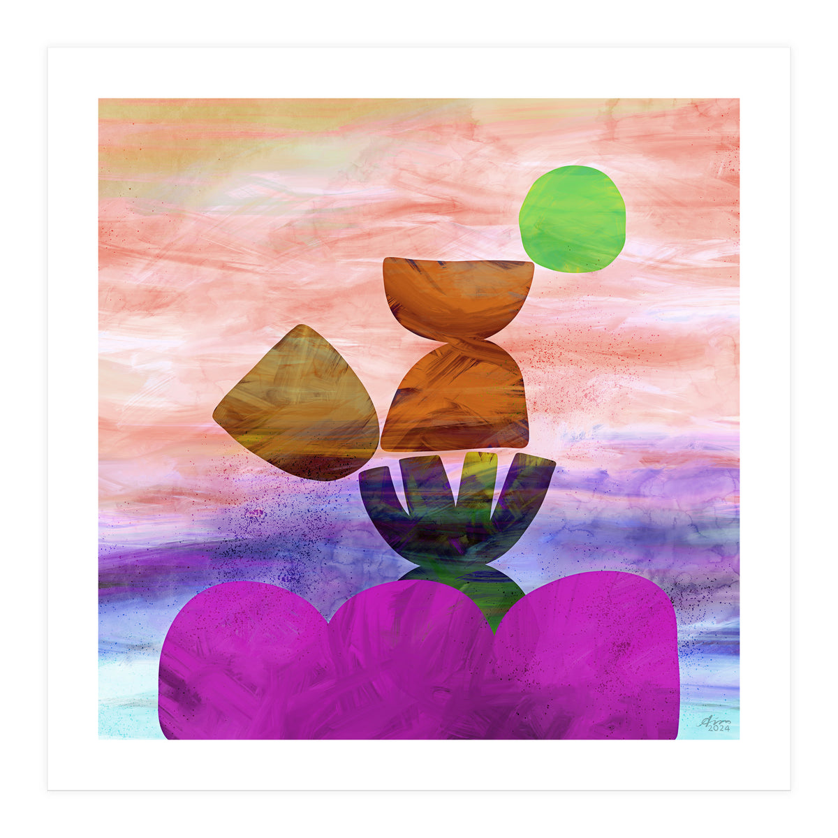 Balance (ochre) (Print Only)