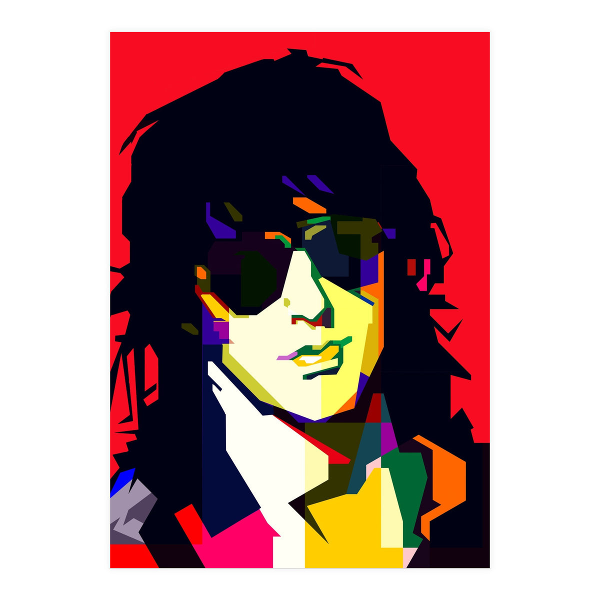Izzy Stradlin Guitarist Pop Art WPAP (Print Only)