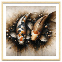 Powerful Koi Fish Pair