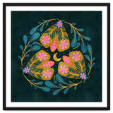 Floral Moths and Moon thumbnail