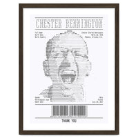 Receipt Art Chester Bennington