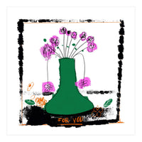 green vase (Print Only)