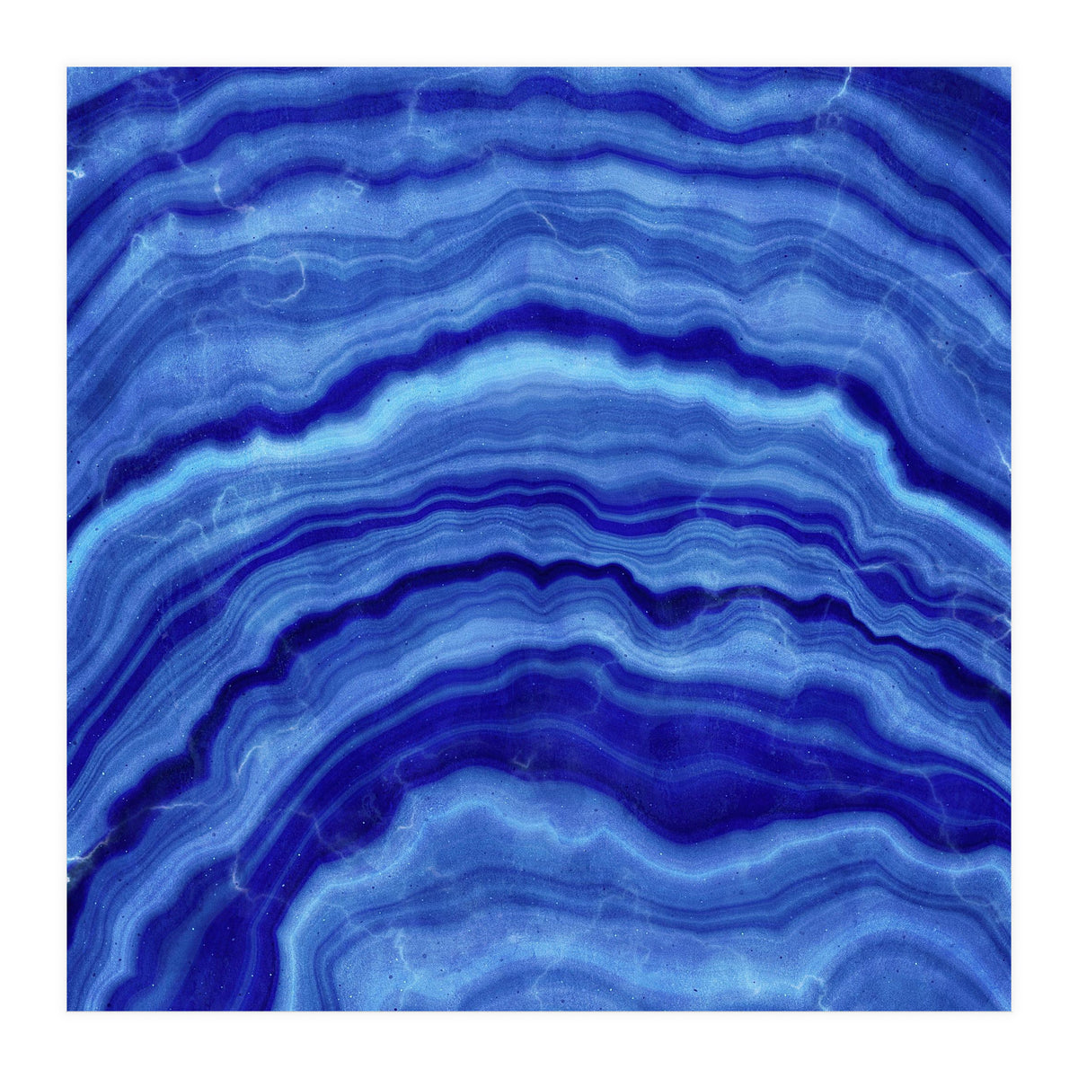 Blue Agate Texture 02 (Print Only)