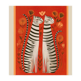 Striped Cat Pair (Print Only) thumbnail