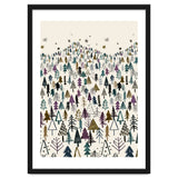 Mountain Forest Trees Winter thumbnail