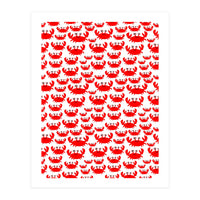 Red Crab Pattern  (Print Only)