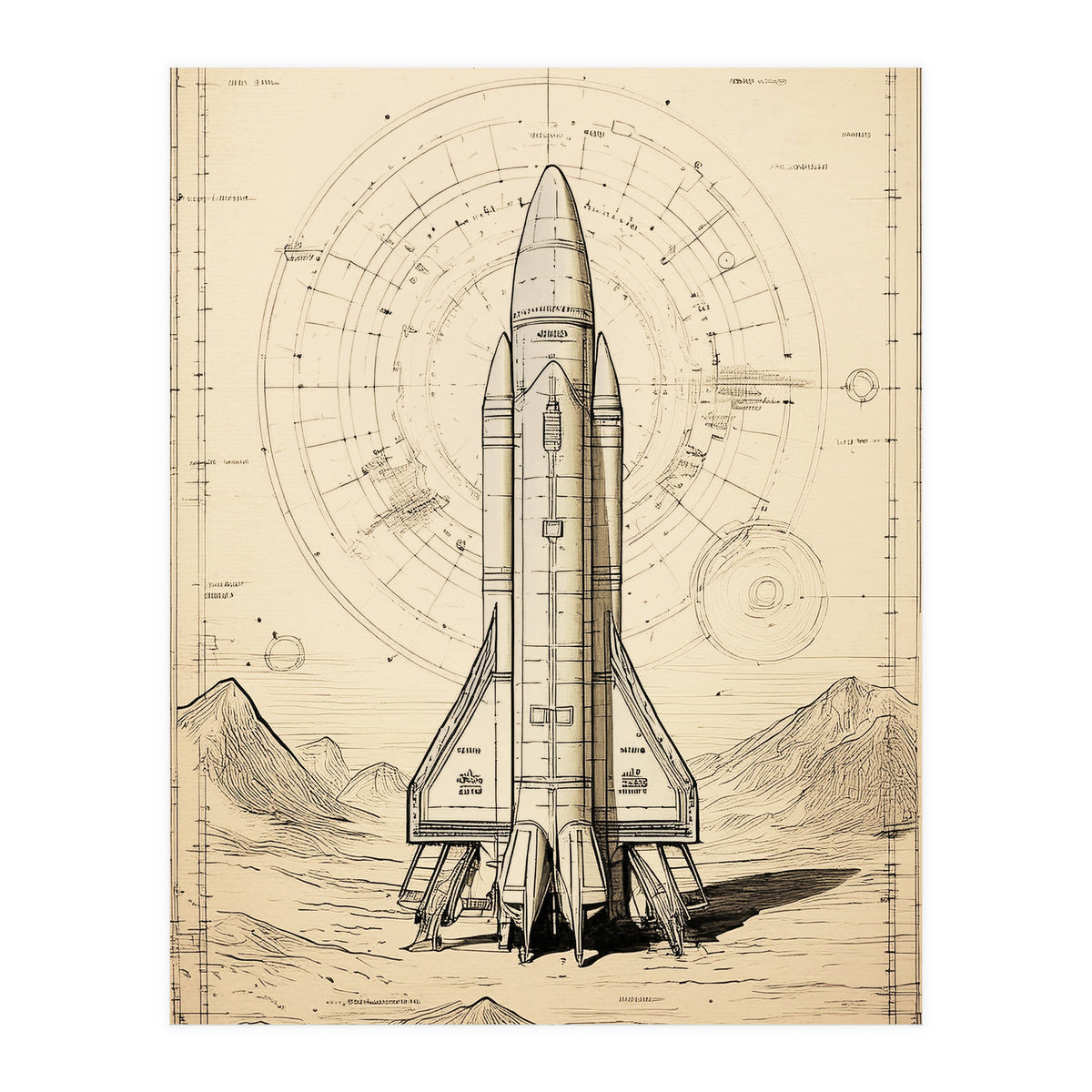 Back To The Moon 014 (Print Only)