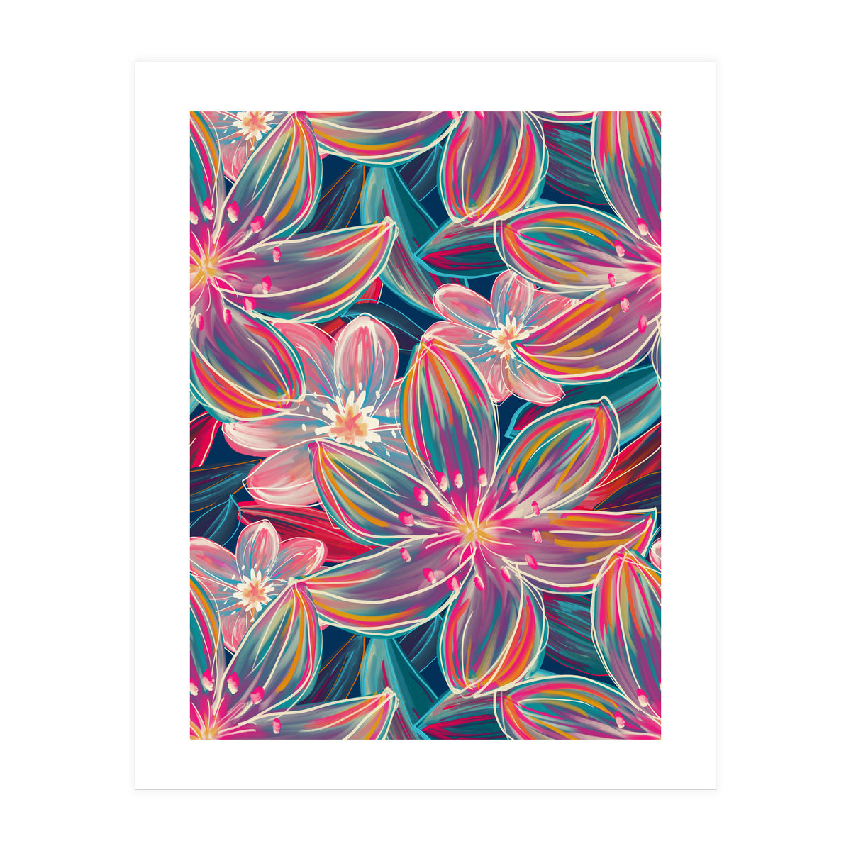 Fluo Bloom (Print Only)