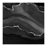 Black & Silver Agate Texture 01  (Print Only) thumbnail