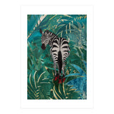 Zebra in the Jungle Heels  (Print Only) thumbnail