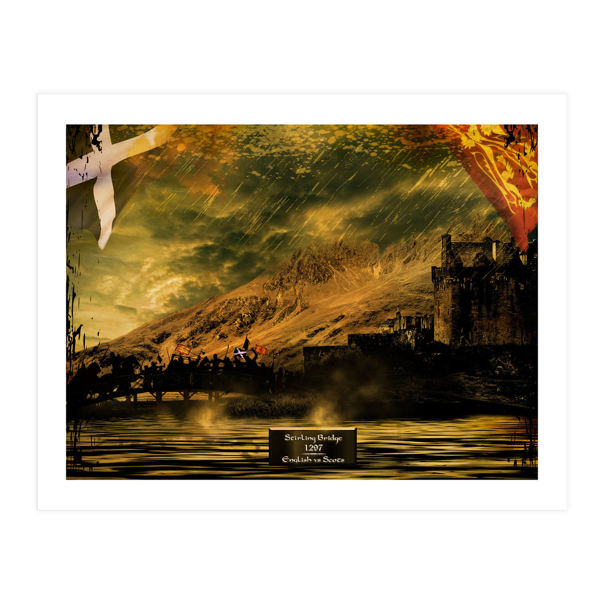 Stirling Bridge Medieval Battle 1297 (Print Only)