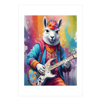 Lama Plays Guitar (Print Only)