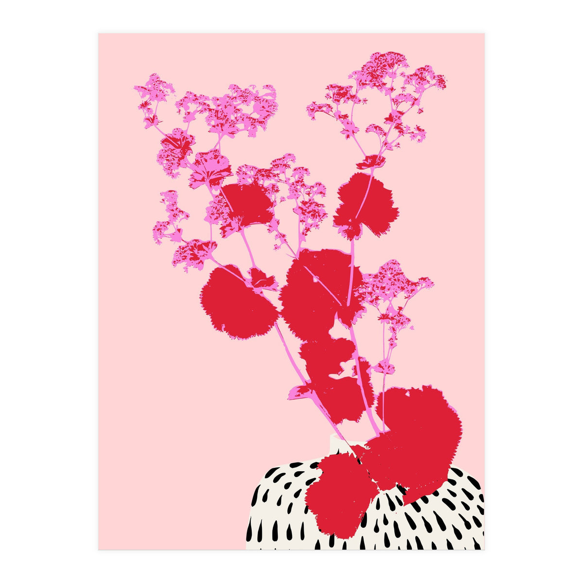 Plant based happyness ladys mantle still life (Print Only)