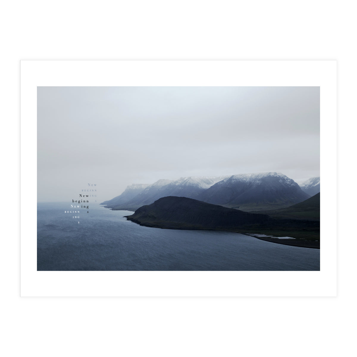 Photography - Scandinavia Fjord - New begginings (Print Only)