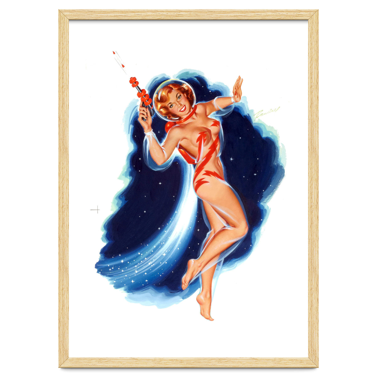 Pinup Astronaut Girl