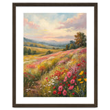 Serene Wildflower Meadow at Sunset Oil Painting thumbnail