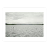 A boy pedaling the Board on the Lake - Iceland (Print Only) thumbnail