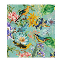 Birds In Tropical Jungle  (Print Only)