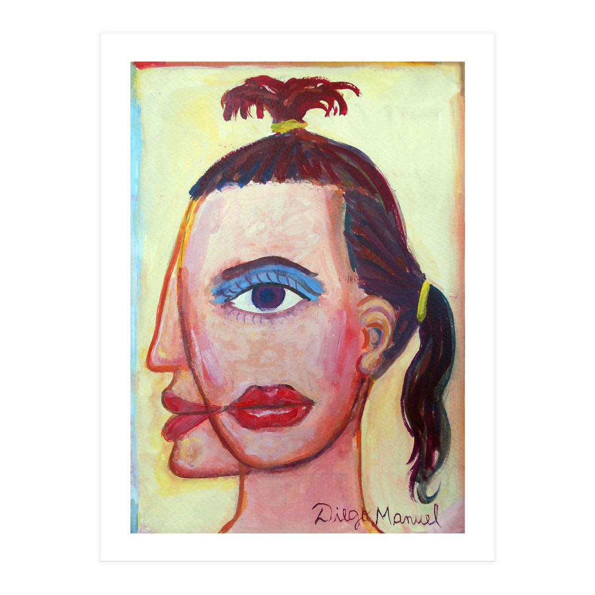 Cabeza De Mujer 6 (Print Only)