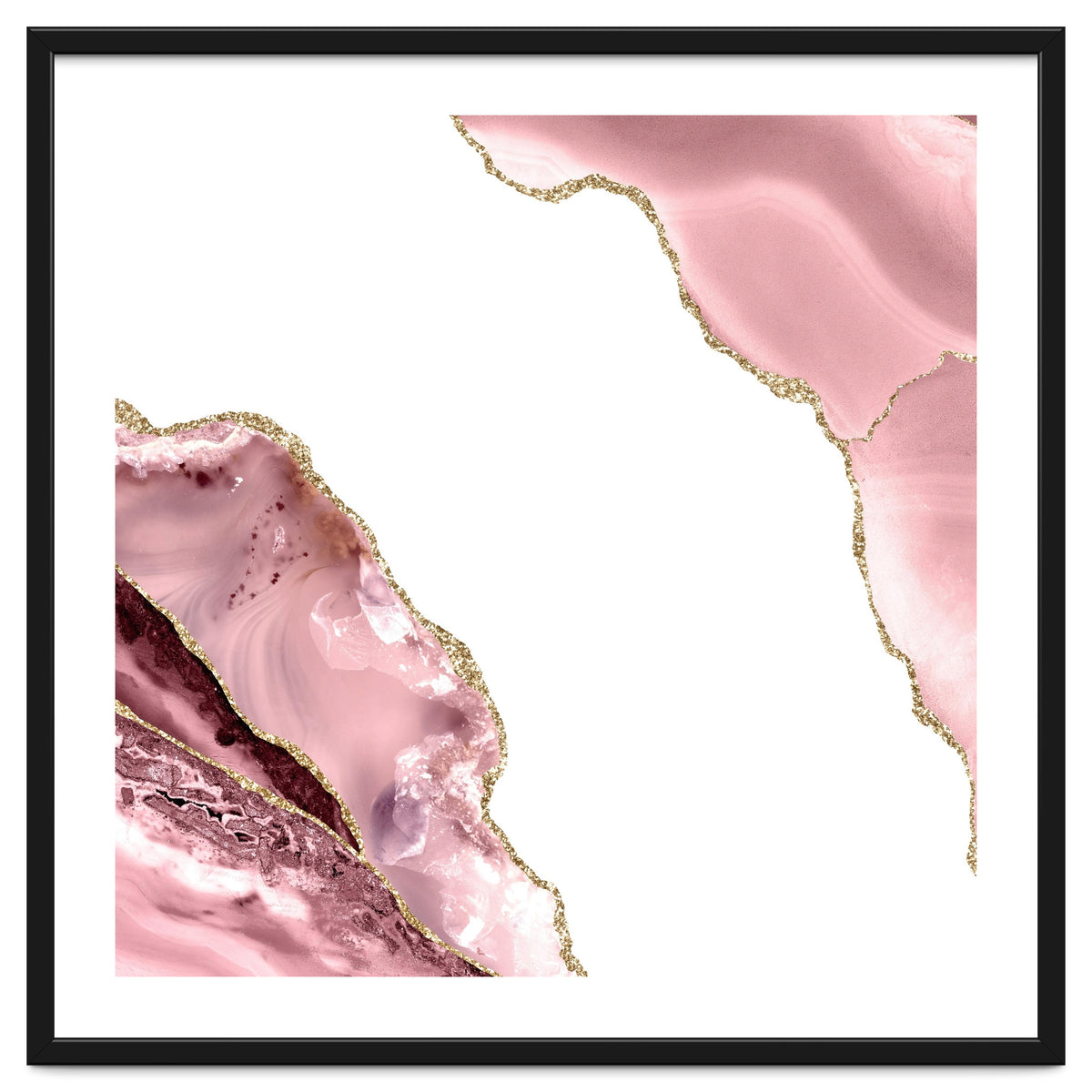 Blush & Gold Agate Texture 06