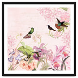 Hummingbirds in Flower Jungle thumbnail