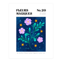 Magical Flowers No.20 Midnight Purple (Print Only)