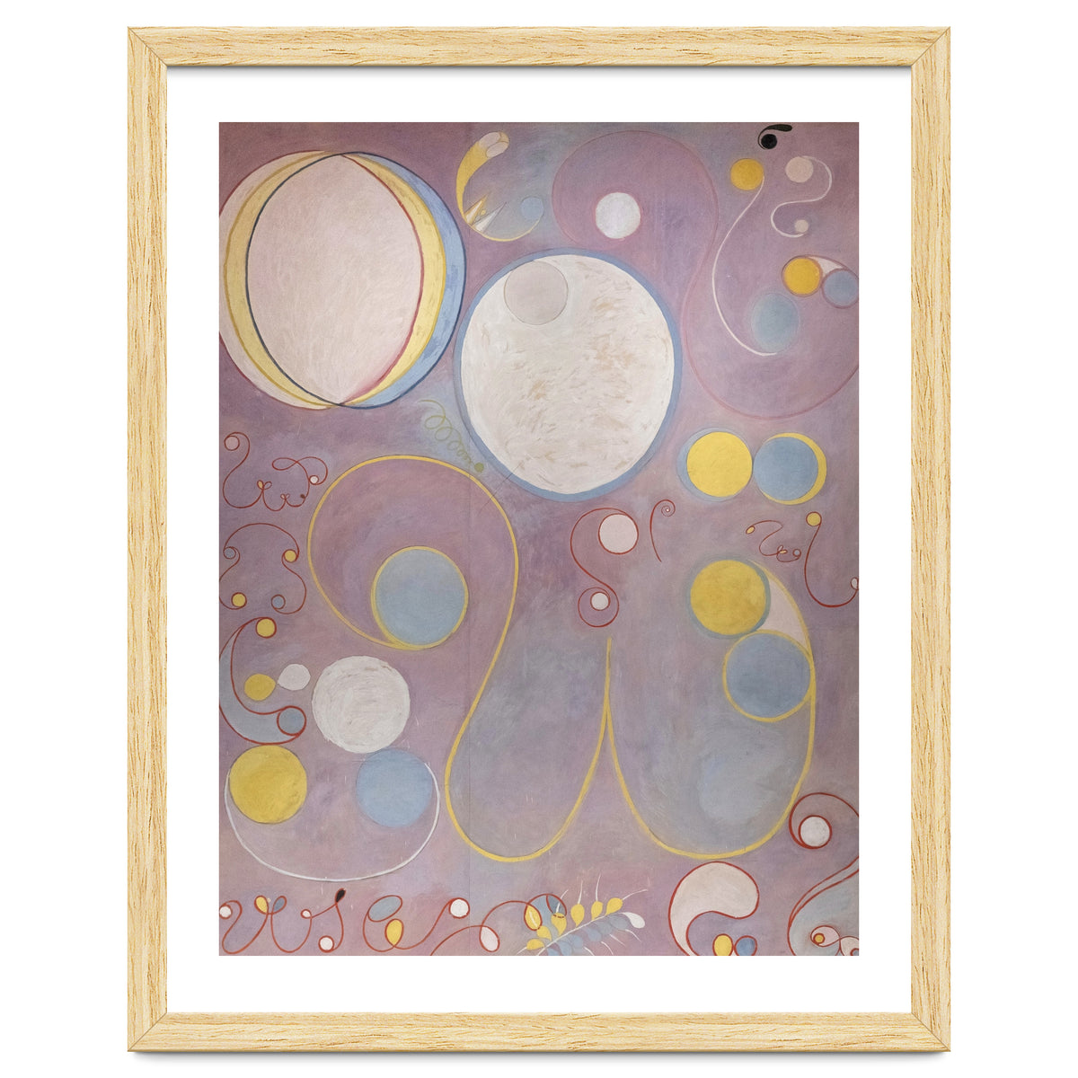 Hilma af Klint - The Ten Largest No 8 Adulthood Abstract Spiritual Geometry Art