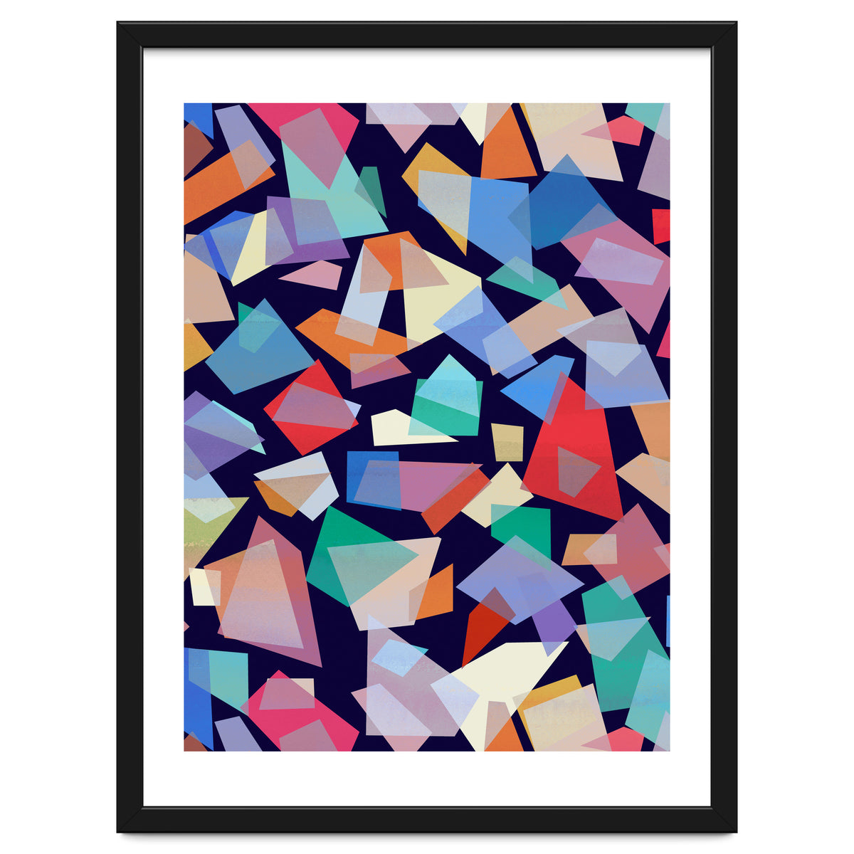 Geometric Squares Collage