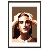 Monica Bellucci Actress Retro Art Illustration thumbnail