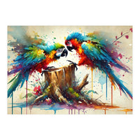 Tropical Macaw Pair (Print Only)