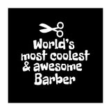 World's most coolest and awesome barber (Print Only) thumbnail