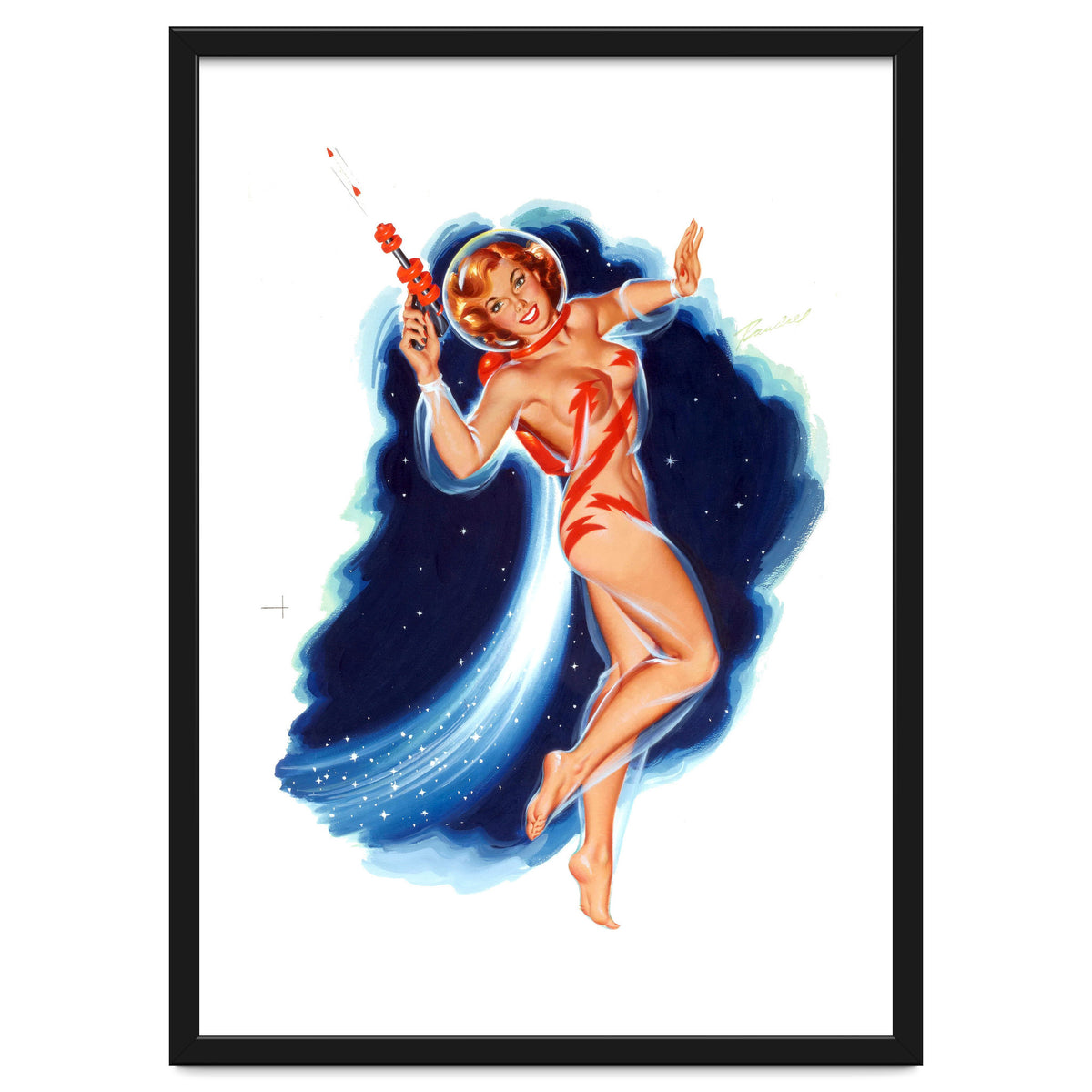 Pinup Astronaut Girl