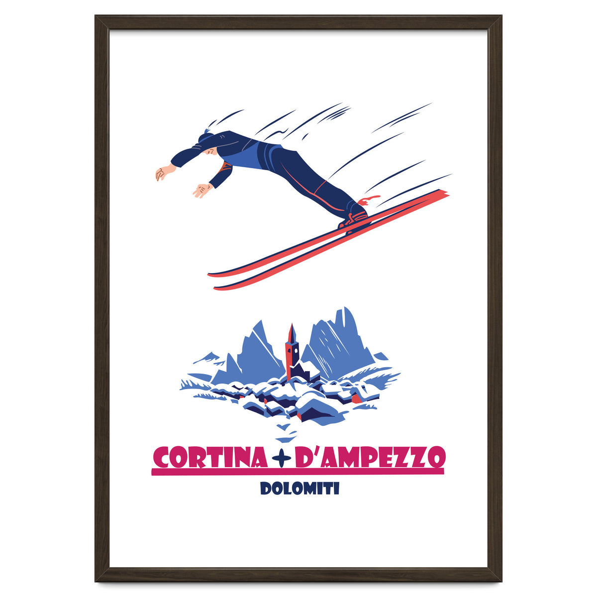 Ski Jump At Cortina Di Ampezzo