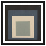 JOSEF ALBERS - HOMAGE TO THE SQUARE BEIGE GREY BLACK HIGH RESOLUTION thumbnail