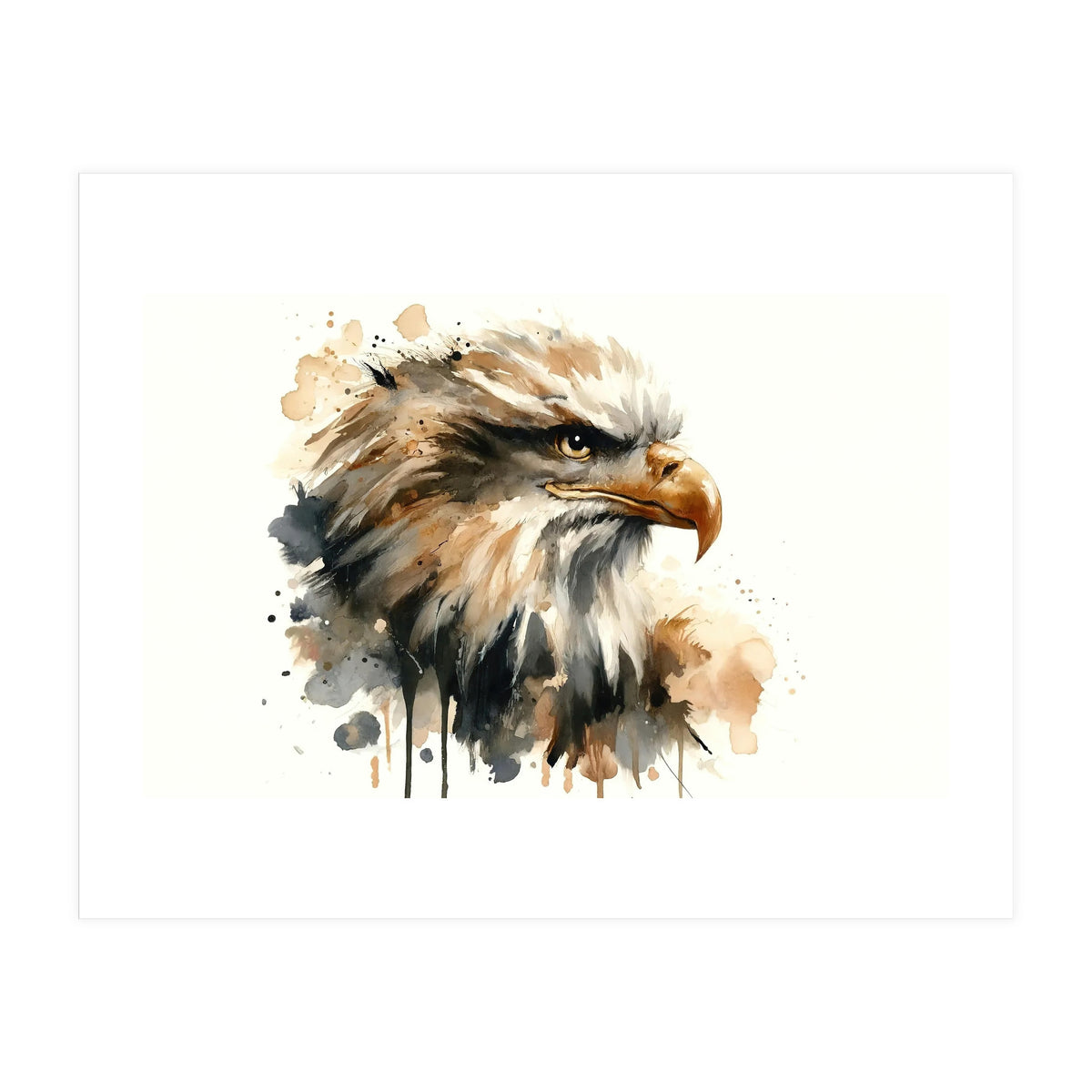 Majestic Eagle Side Profile (Print Only)