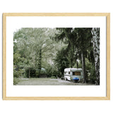 Travel trailer in the green garden thumbnail