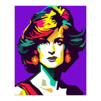 Retro Diana Famous Loved Beauty Woman (Print Only)