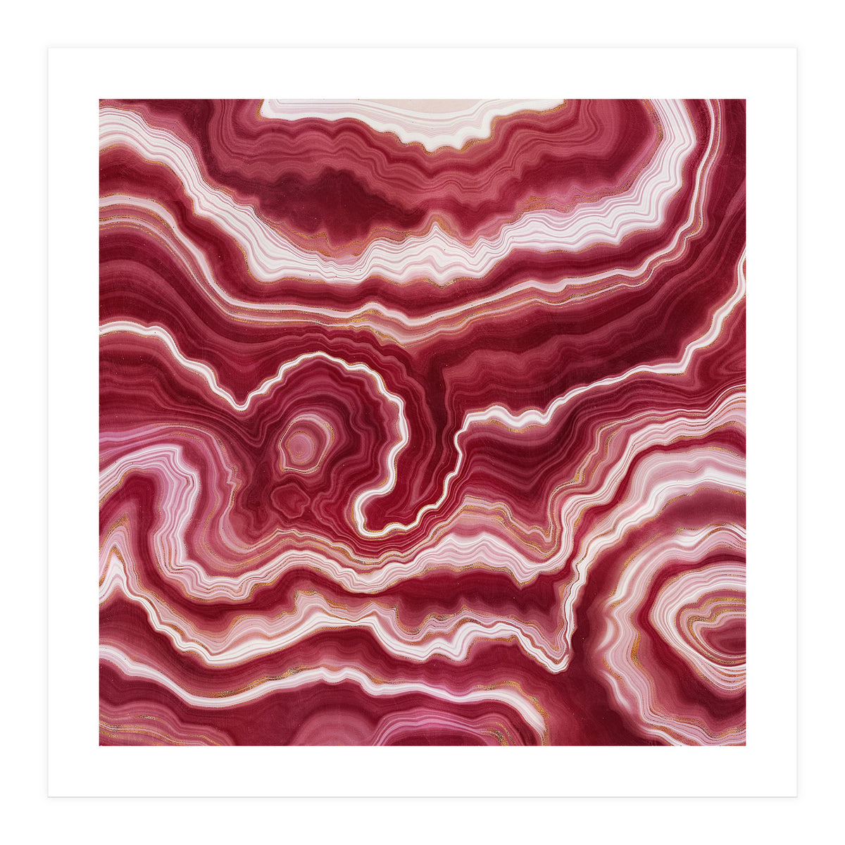 Red Agate Texture 10 (Print Only)