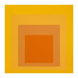 JOSEF ALBERS - HOMAGE TO THE SQUARE YELLOW ORANGE 2. HIGH RESOLUTION (Print Only) thumbnail