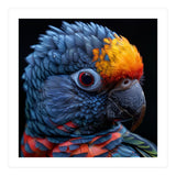 Close Up Vibrant Parrot Eye  (Print Only) thumbnail