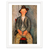 Amadeo Modigliani / 'The Young Farmer', 1918, Oil on canvas. thumbnail
