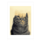 Cat double exposure (Print Only) thumbnail